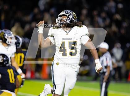 Thumbnail 1 in Carrollton vs Colquitt County (GHSA 7A Semifinal) photogallery.
