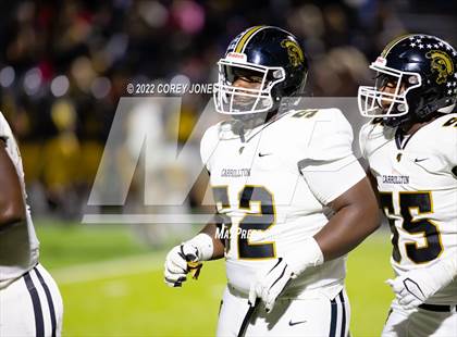 Thumbnail 2 in Carrollton vs Colquitt County (GHSA 7A Semifinal) photogallery.