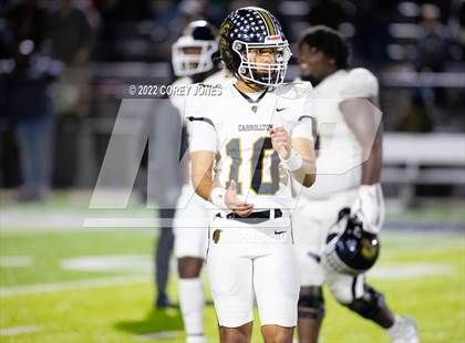 Thumbnail 2 in Carrollton vs Colquitt County (GHSA 7A Semifinal) photogallery.