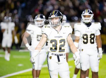 Thumbnail 2 in Carrollton vs Colquitt County (GHSA 7A Semifinal) photogallery.