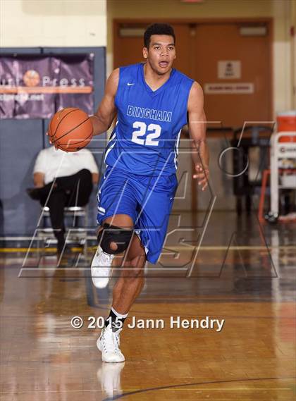 Thumbnail 2 in Bingham vs Sagemont (Tarkanian Classic) photogallery.