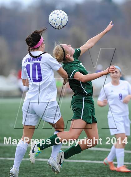 Thumbnail 1 in St. Joseph's Academy vs Blue Valley Northwest (St. Louis Soccer Classic) photogallery.