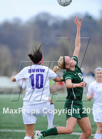 Thumbnail 2 in St. Joseph's Academy vs Blue Valley Northwest (St. Louis Soccer Classic) photogallery.