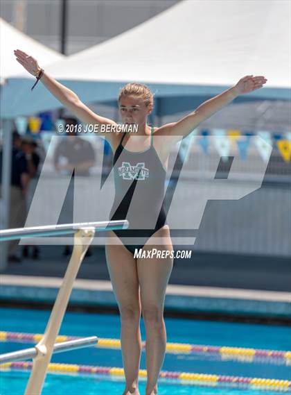 Thumbnail 1 in CIF Girls Diving Championships photogallery.