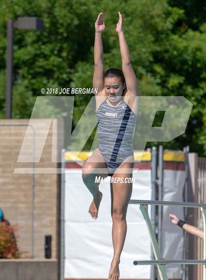 Thumbnail 3 in CIF Girls Diving Championships photogallery.