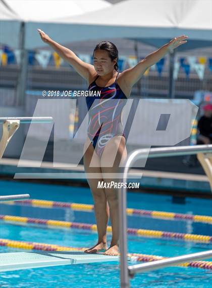 Thumbnail 1 in CIF Girls Diving Championships photogallery.