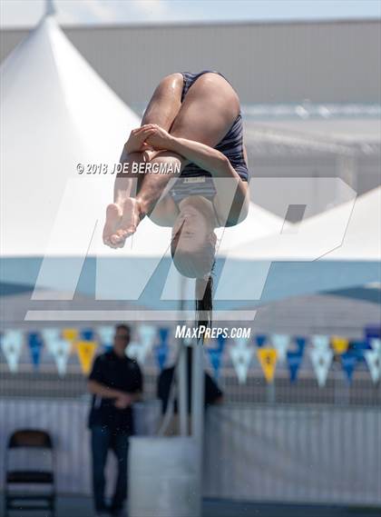 Thumbnail 3 in CIF Girls Diving Championships photogallery.