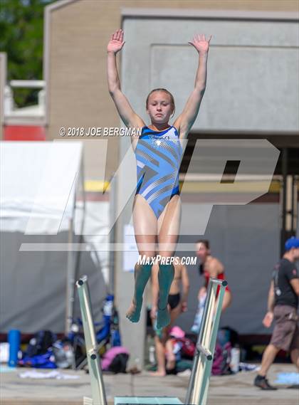 Thumbnail 2 in CIF Girls Diving Championships photogallery.