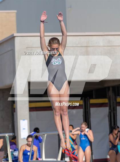 Thumbnail 3 in CIF Girls Diving Championships photogallery.