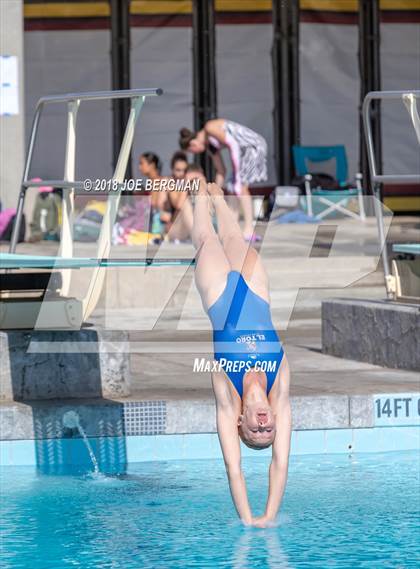 Thumbnail 1 in CIF Girls Diving Championships photogallery.