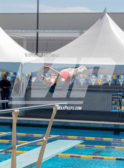 Thumbnail 1 in CIF Girls Diving Championships photogallery.