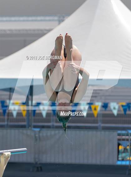 Thumbnail 2 in CIF Girls Diving Championships photogallery.