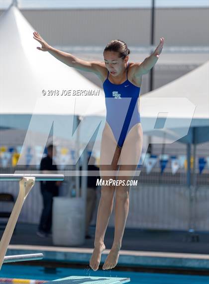 Thumbnail 3 in CIF Girls Diving Championships photogallery.