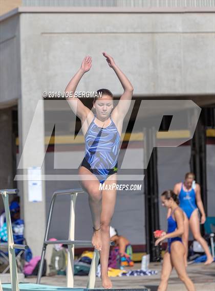 Thumbnail 3 in CIF Girls Diving Championships photogallery.