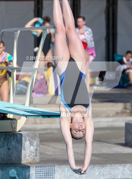 Thumbnail 3 in CIF Girls Diving Championships photogallery.