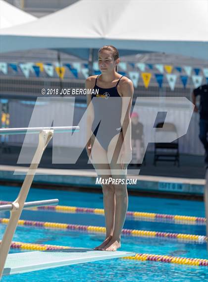 Thumbnail 2 in CIF Girls Diving Championships photogallery.