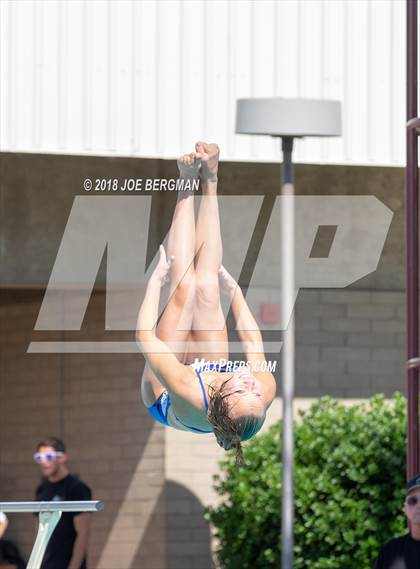 Thumbnail 2 in CIF Girls Diving Championships photogallery.