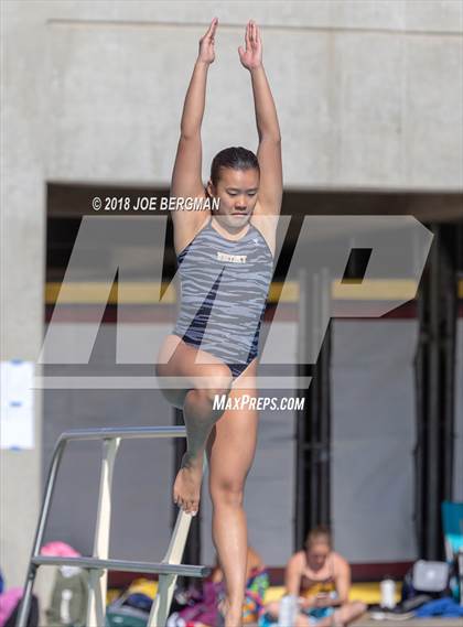 Thumbnail 3 in CIF Girls Diving Championships photogallery.