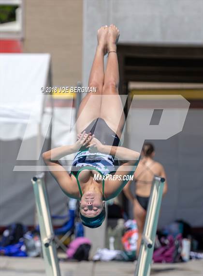 Thumbnail 1 in CIF Girls Diving Championships photogallery.