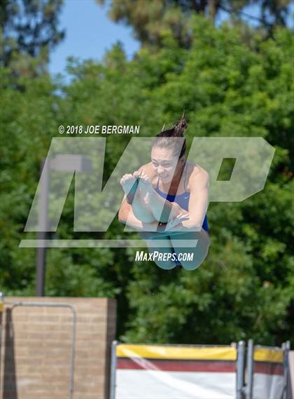 Thumbnail 3 in CIF Girls Diving Championships photogallery.