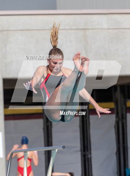 Thumbnail 2 in CIF Girls Diving Championships photogallery.