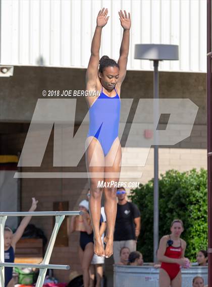 Thumbnail 1 in CIF Girls Diving Championships photogallery.