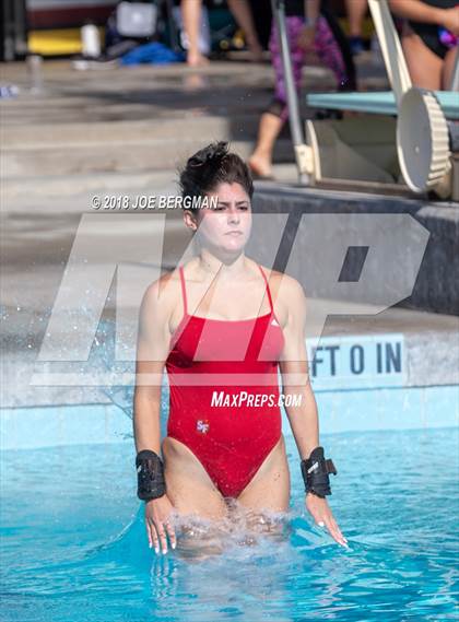 Thumbnail 2 in CIF Girls Diving Championships photogallery.