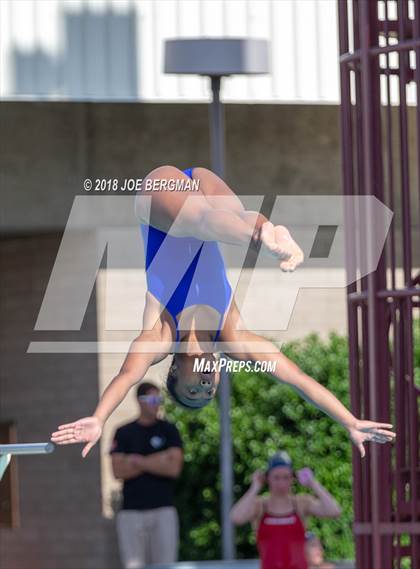 Thumbnail 3 in CIF Girls Diving Championships photogallery.