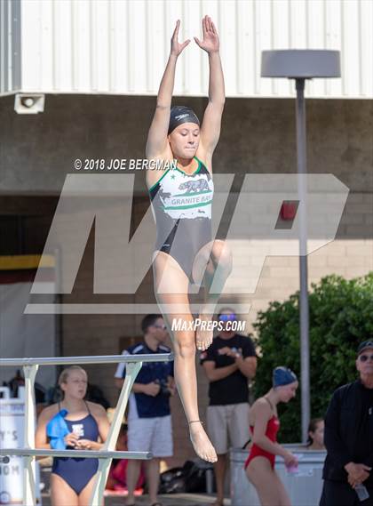 Thumbnail 2 in CIF Girls Diving Championships photogallery.