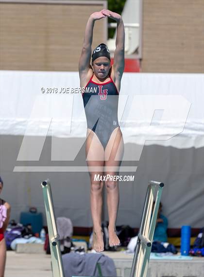 Thumbnail 1 in CIF Girls Diving Championships photogallery.