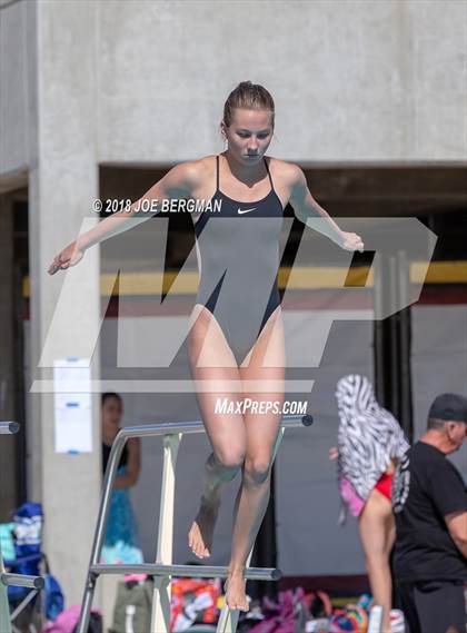 Thumbnail 2 in CIF Girls Diving Championships photogallery.