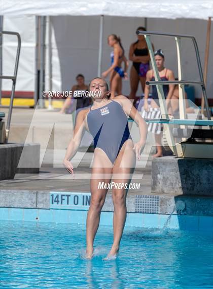 Thumbnail 3 in CIF Girls Diving Championships photogallery.