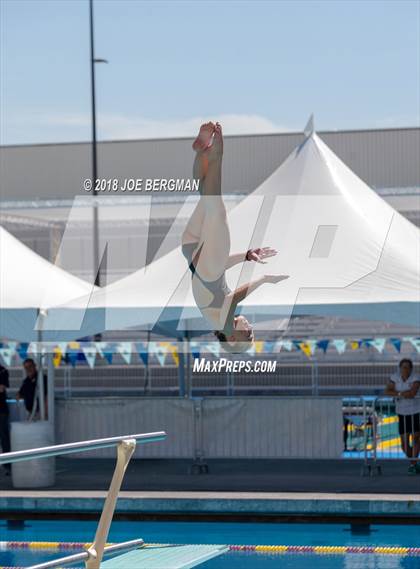 Thumbnail 2 in CIF Girls Diving Championships photogallery.