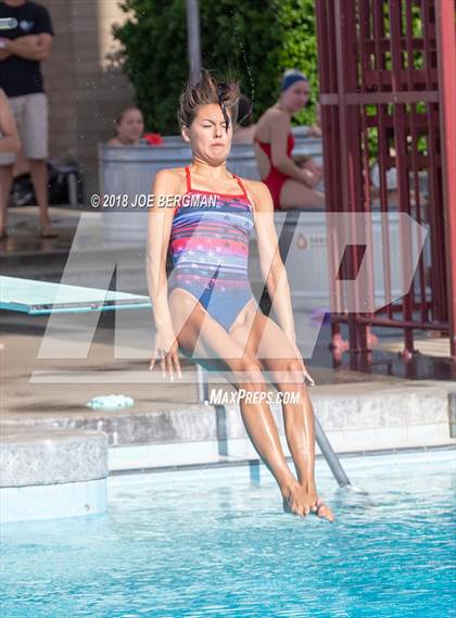 Thumbnail 3 in CIF Girls Diving Championships photogallery.