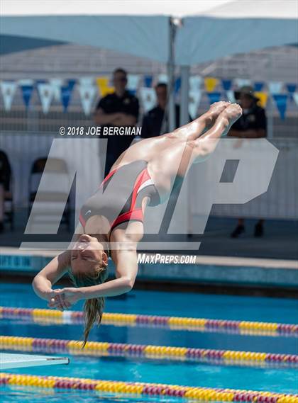 Thumbnail 3 in CIF Girls Diving Championships photogallery.