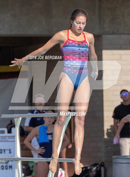 Thumbnail 2 in CIF Girls Diving Championships photogallery.