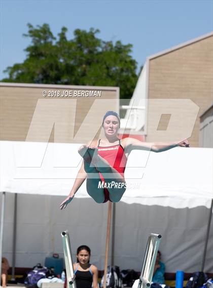 Thumbnail 2 in CIF Girls Diving Championships photogallery.