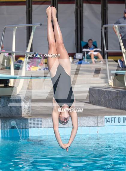 Thumbnail 3 in CIF Girls Diving Championships photogallery.