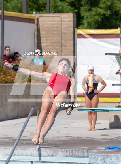 Thumbnail 2 in CIF Girls Diving Championships photogallery.