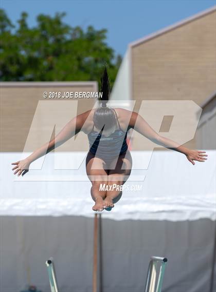 Thumbnail 1 in CIF Girls Diving Championships photogallery.