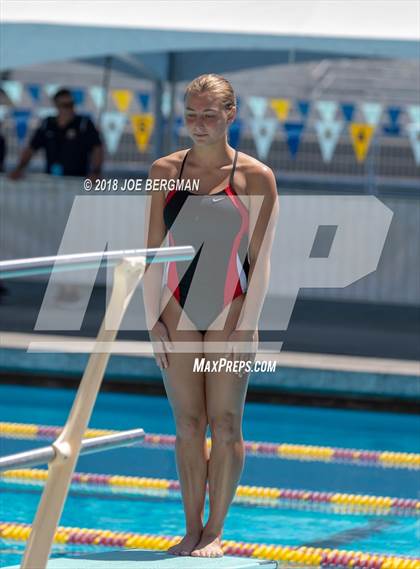 Thumbnail 2 in CIF Girls Diving Championships photogallery.