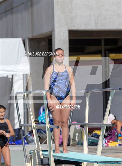 Thumbnail 2 in CIF Girls Diving Championships photogallery.