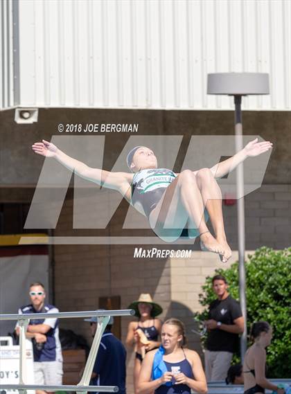 Thumbnail 1 in CIF Girls Diving Championships photogallery.