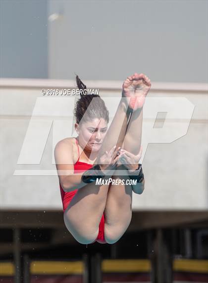 Thumbnail 3 in CIF Girls Diving Championships photogallery.