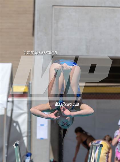 Thumbnail 1 in CIF Girls Diving Championships photogallery.