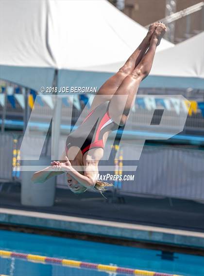 Thumbnail 3 in CIF Girls Diving Championships photogallery.