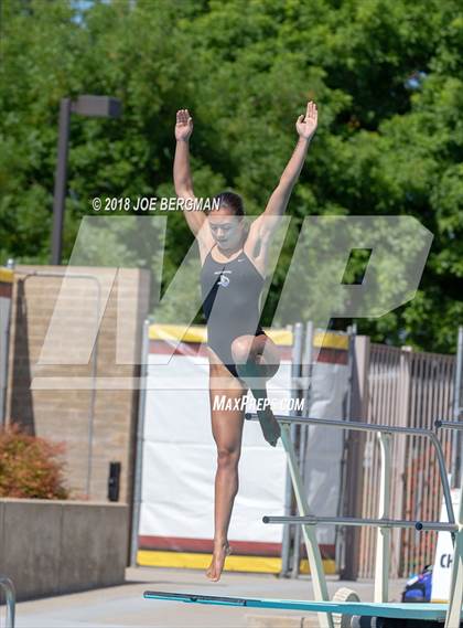 Thumbnail 2 in CIF Girls Diving Championships photogallery.