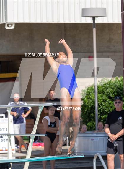 Thumbnail 2 in CIF Girls Diving Championships photogallery.