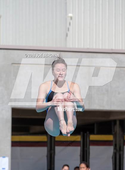 Thumbnail 2 in CIF Girls Diving Championships photogallery.