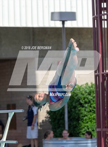 Thumbnail 2 in CIF Girls Diving Championships photogallery.